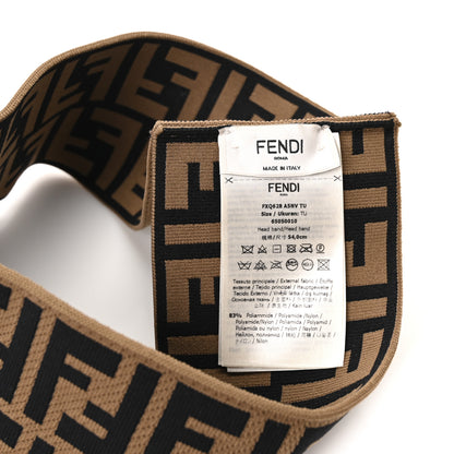 Fendi Nylon FF Stretch Visor Tobacco 8 of 8