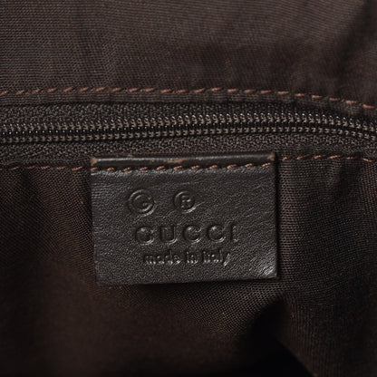 Gucci Monogram Medium Abbey Convertible Tote Dark Brown 9 of 13