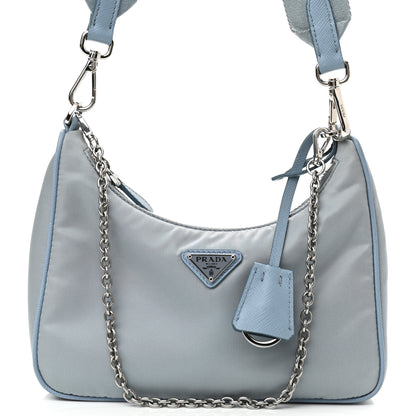 Prada Nylon Re-Edition 2005 Shoulder Bag Astrale 7 of 9