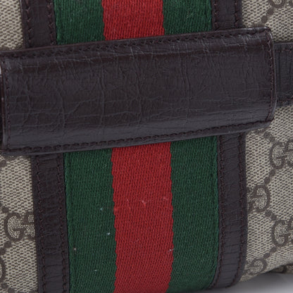 Gucci GG Monogram Plus Web Belt Bag Dark Brown 8 of 10