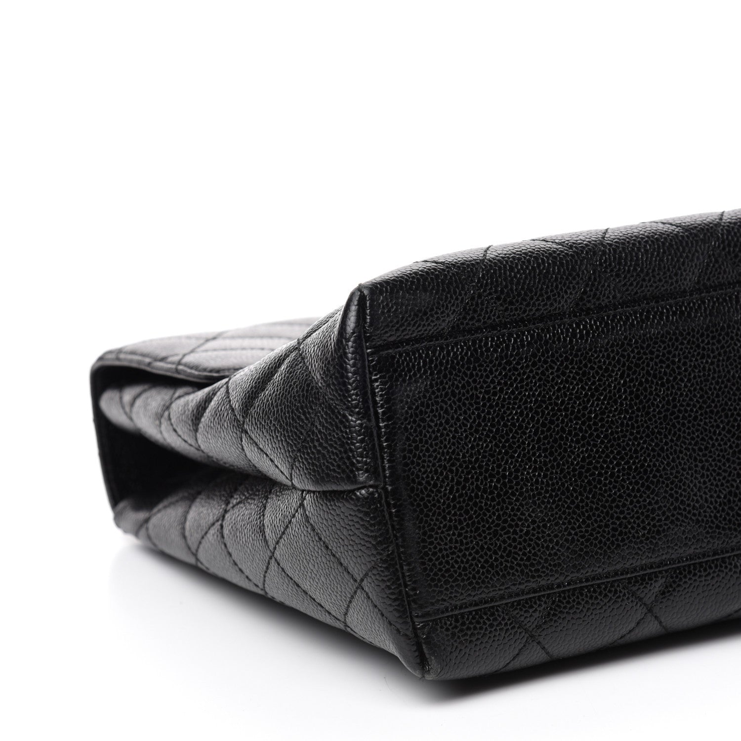 Chanel Caviar Quilted Jumbo Kelly Flap Black 6 of 11