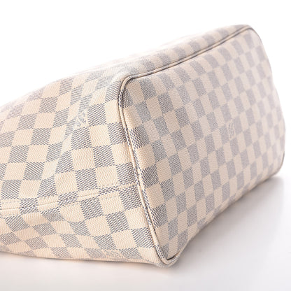 Louis Vuitton Damier Azur Neo Neverfull MM Rose Ballerine 9 of 11
