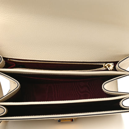 Gucci Smooth Calfskin Small Zumi Shoulder Bag Mystic White 5 of 9
