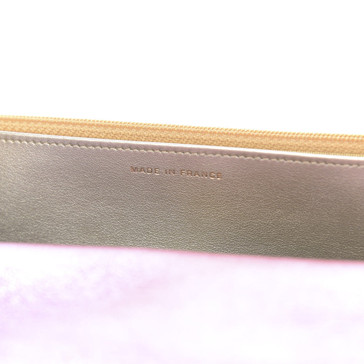 Metallic Goatskin Quilted 2.55 Reissue Wallet on Chain WOC Multicolor