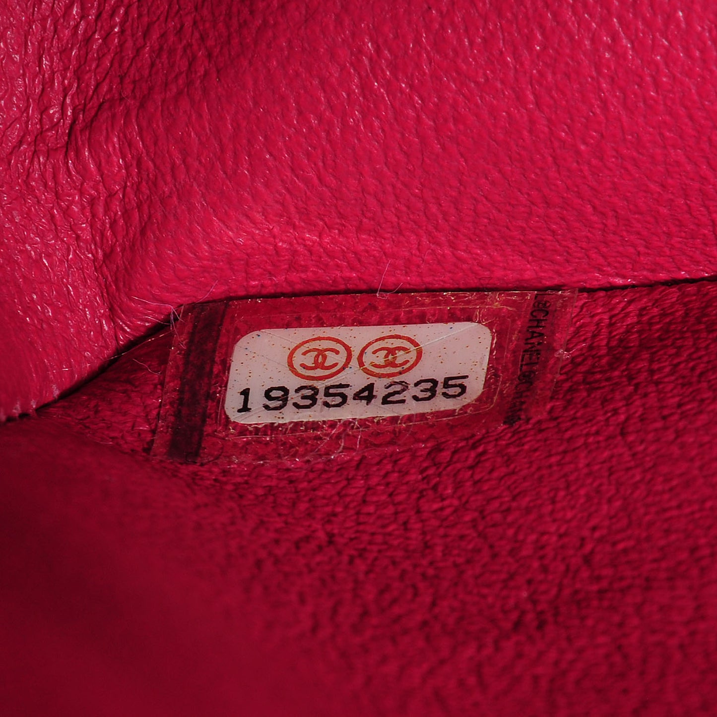 Patent Quilted Medium Double Flap Fuchsia