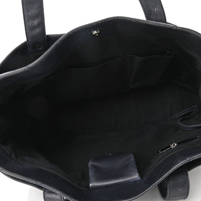 Chanel Caviar Executive Cerf Shopper Tote Navy 5 of 13