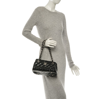 Chanel Patent Quilted Tote Black 2 of 7