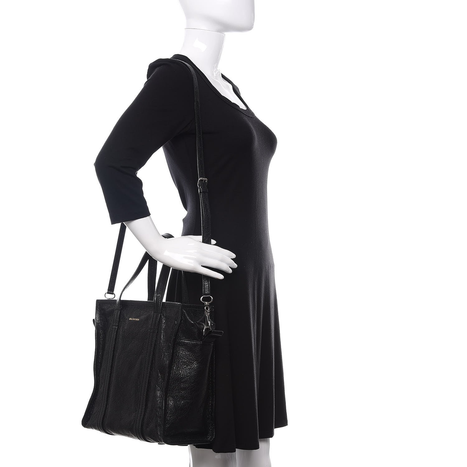 Balenciaga Agneau Small Bazar Shopper Tote Black 2 of 9