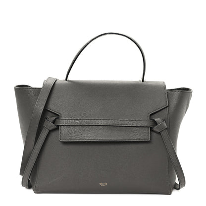 Celine Grained Calfskin Mini Belt Bag Grey 1 of 14