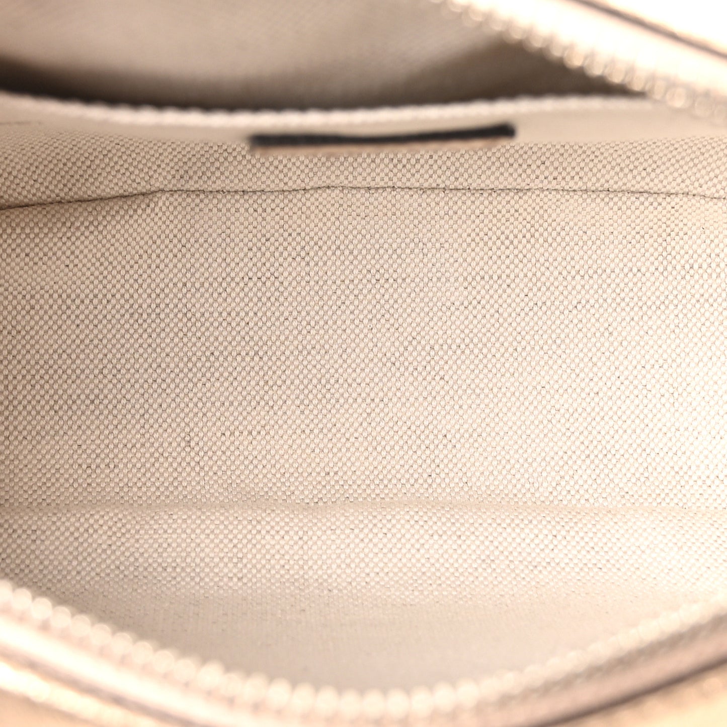 Metallic Sakai Be Green Calfskin Diagonal Stitched Small Blondie Shoulder Bag Golden Beige