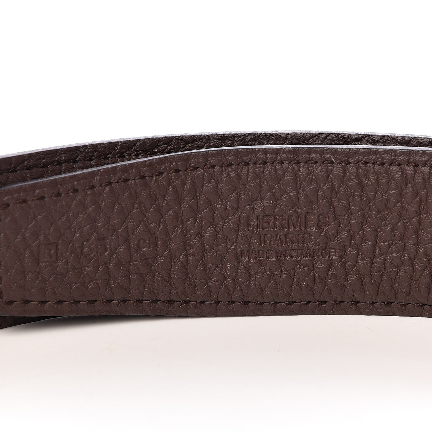 Box Togo 32mm Belt Strap 85 Black Chocolate