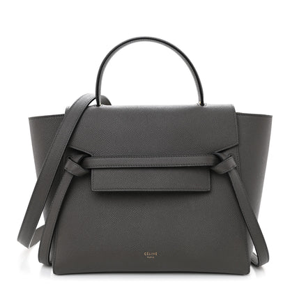 Celine Baby Grained Calfskin Micro Belt Bag Grey 1 of 8