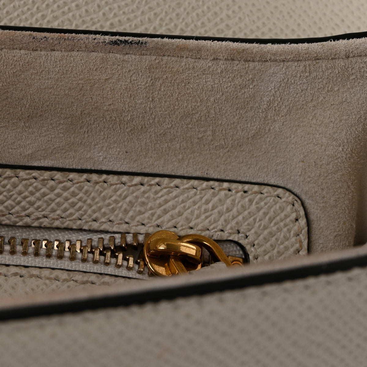 Christian Dior Grained Calfskin Saddle Bag With Strap Latte 27 of 29