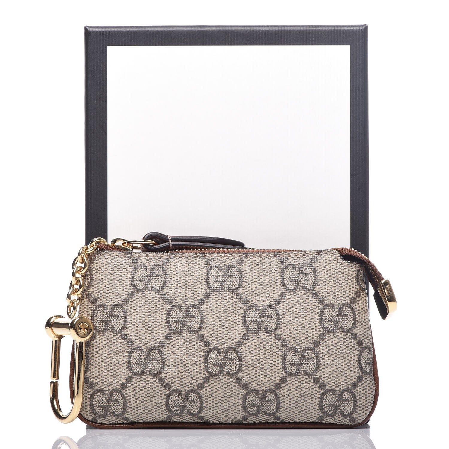 Gucci GG Supreme Monogram Key Case Brown 8 of 8