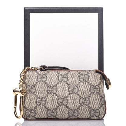 Gucci GG Supreme Monogram Key Case Brown 8 of 8