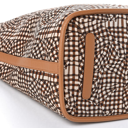 MCM Visetos Large Liz Reversible Shopper Tote Cognac 17 of 18