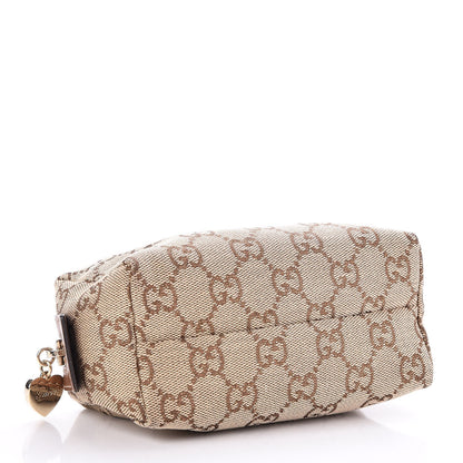Gucci Monogram Small Cosmetic Case Metallic Bronze 4 of 7