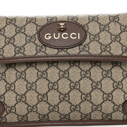 Gucci GG Supreme Monogram Neo Vintage Web Belt Bag Brown 8 of 10