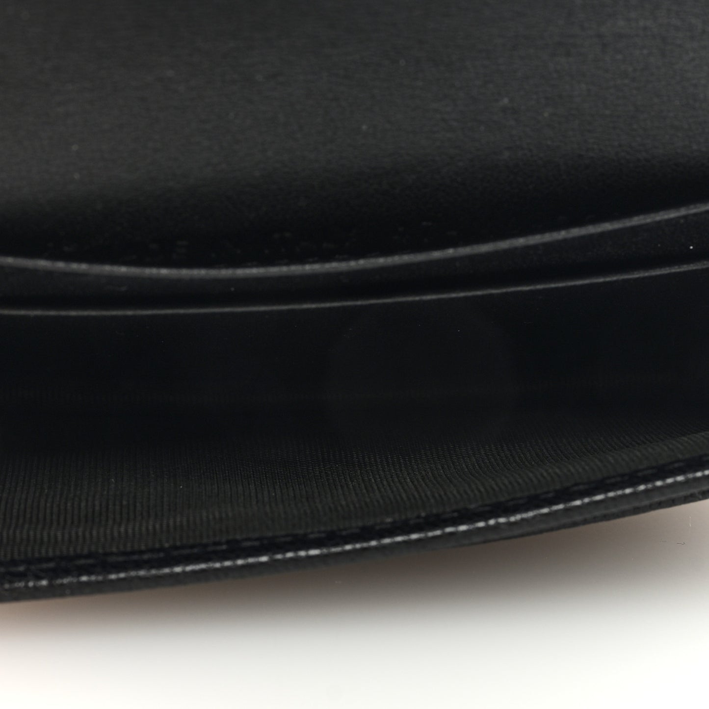 Goatskin Saddle Card Holder Black