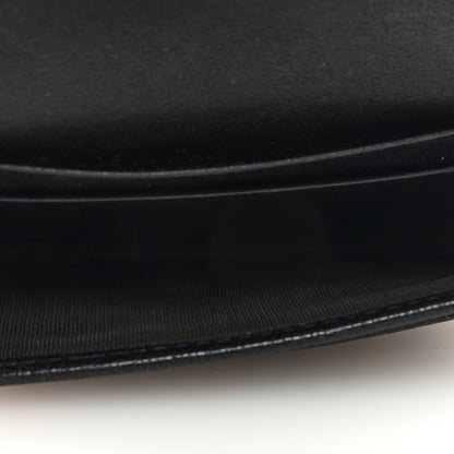 Christian Dior Goatskin Saddle Card Holder Black 5 of 6