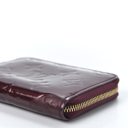 Louis Vuitton Vernis Zippy Coin Purse Wallet Rouge Fauviste 6 of 7