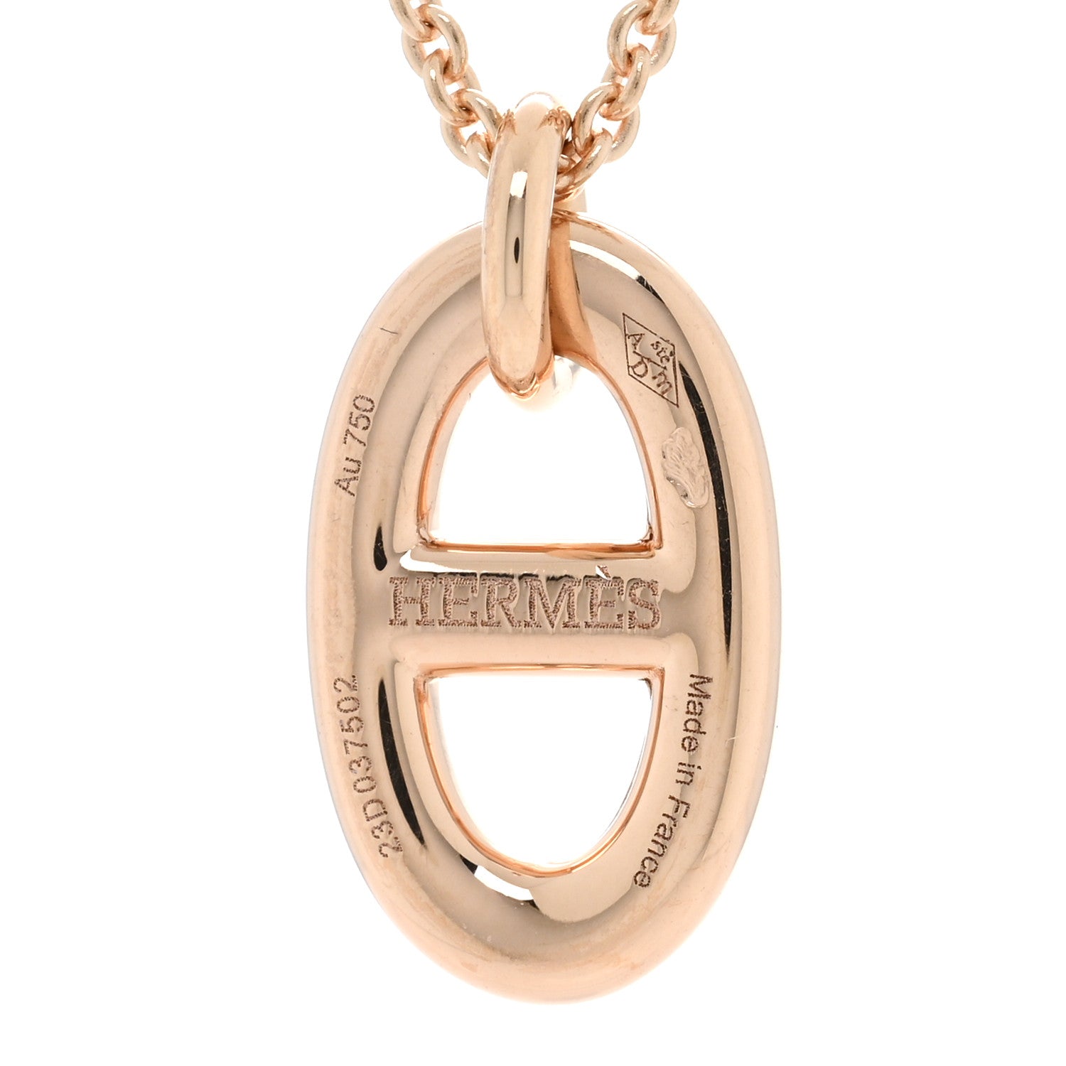 Hermes 18K Rose Gold PM Farandole Pendant Necklace 5 of 5