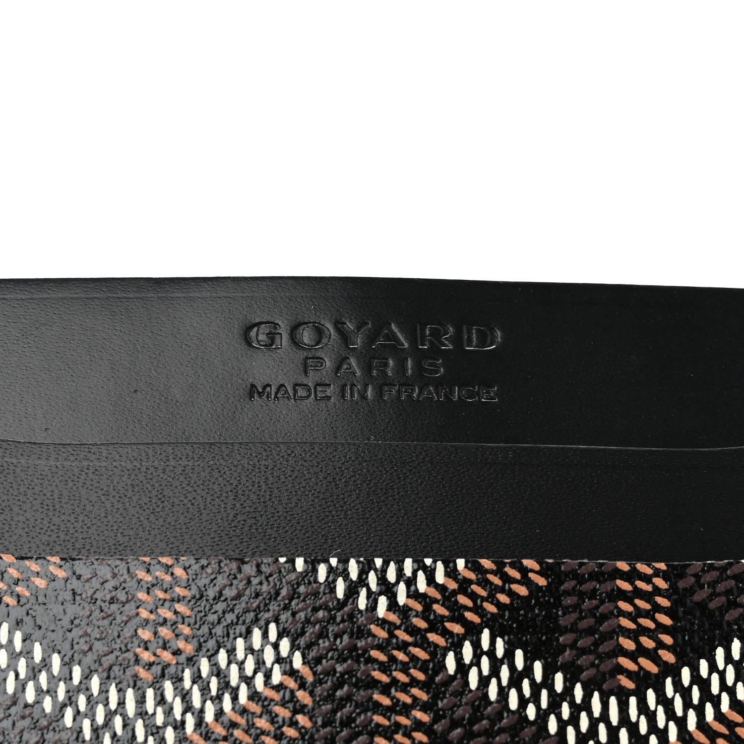 Goyard Goyardine Saint Sulpice Card Holder Black 6 of 8