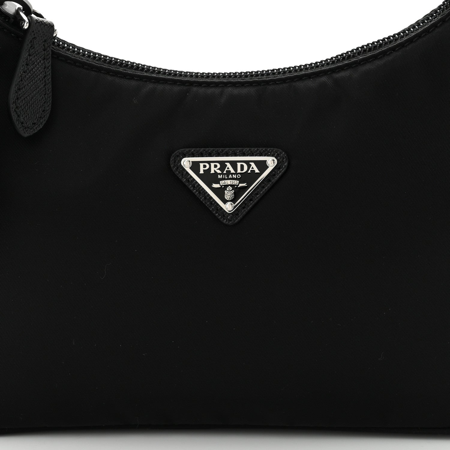 Prada Tessuto Nylon Mini Re-Edition 2000 Bag Black 9 of 11