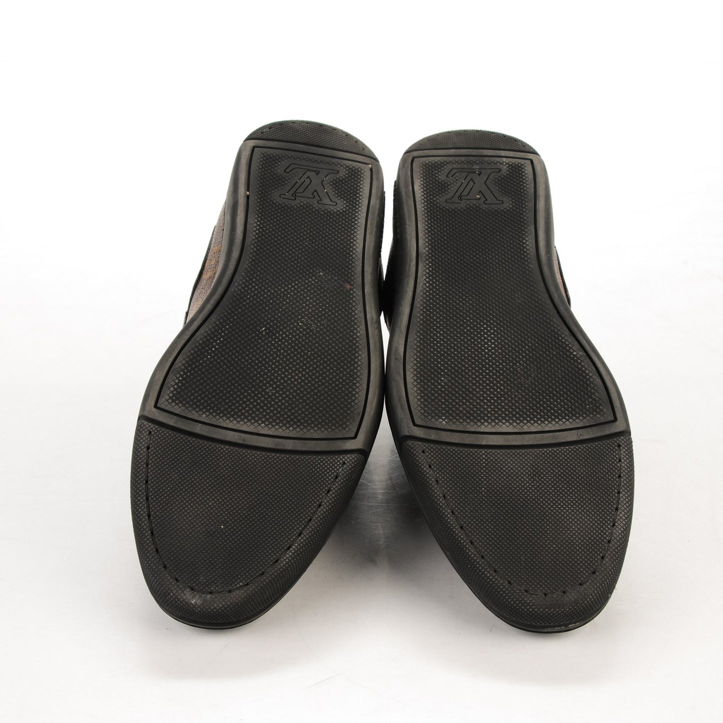 Calfskin Monogram Slalom Sneakers 9 Black
