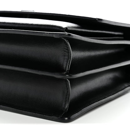 Saint Laurent Calfskin Medium Monogram Monochrome Sunset Black 11 of 15