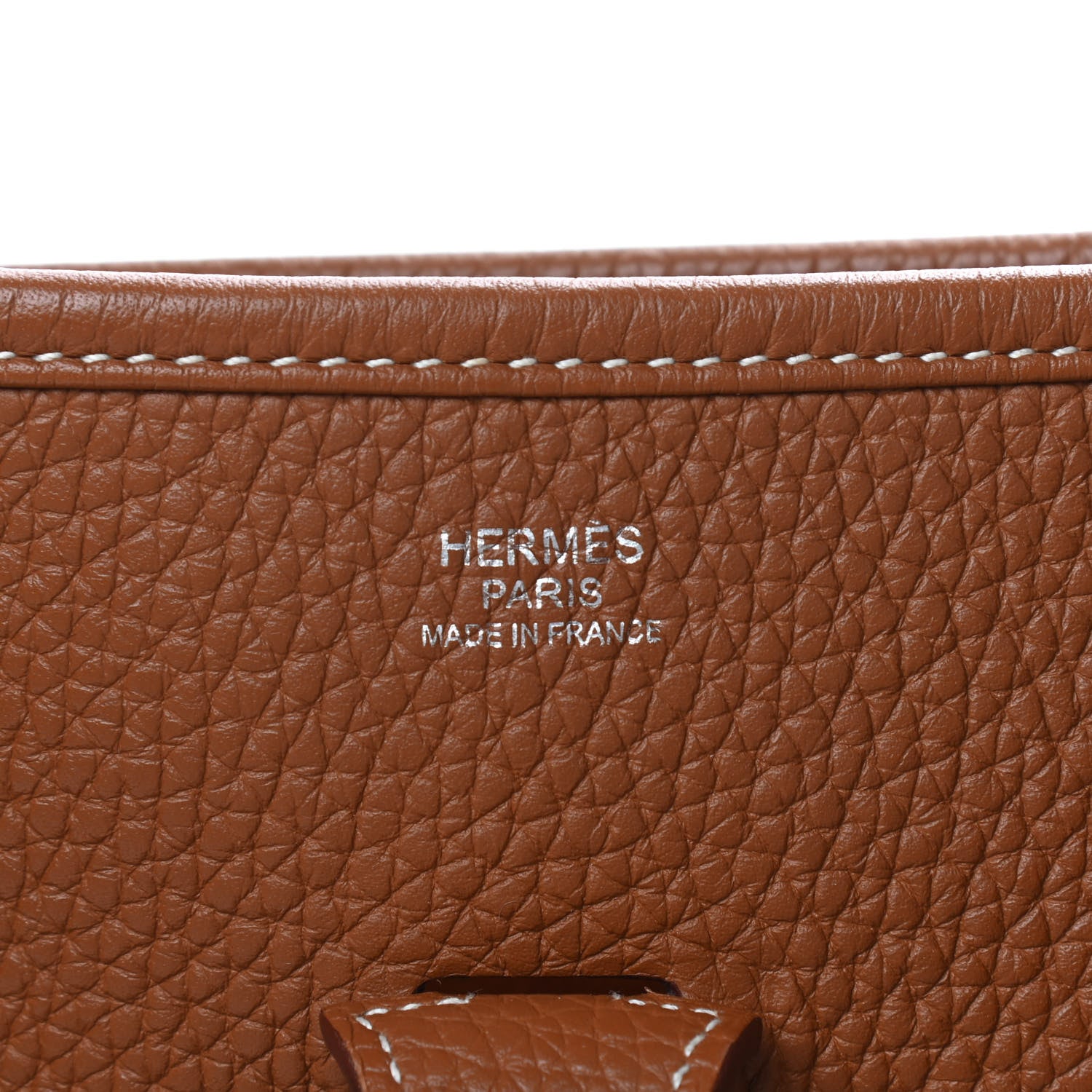 Hermes Taurillon Clemence Evelyne III PM Gold 5 of 9