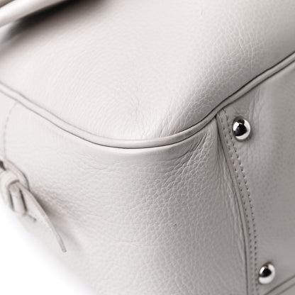 Saint Laurent Calfskin Small Y Bow Tote White 10 of 15