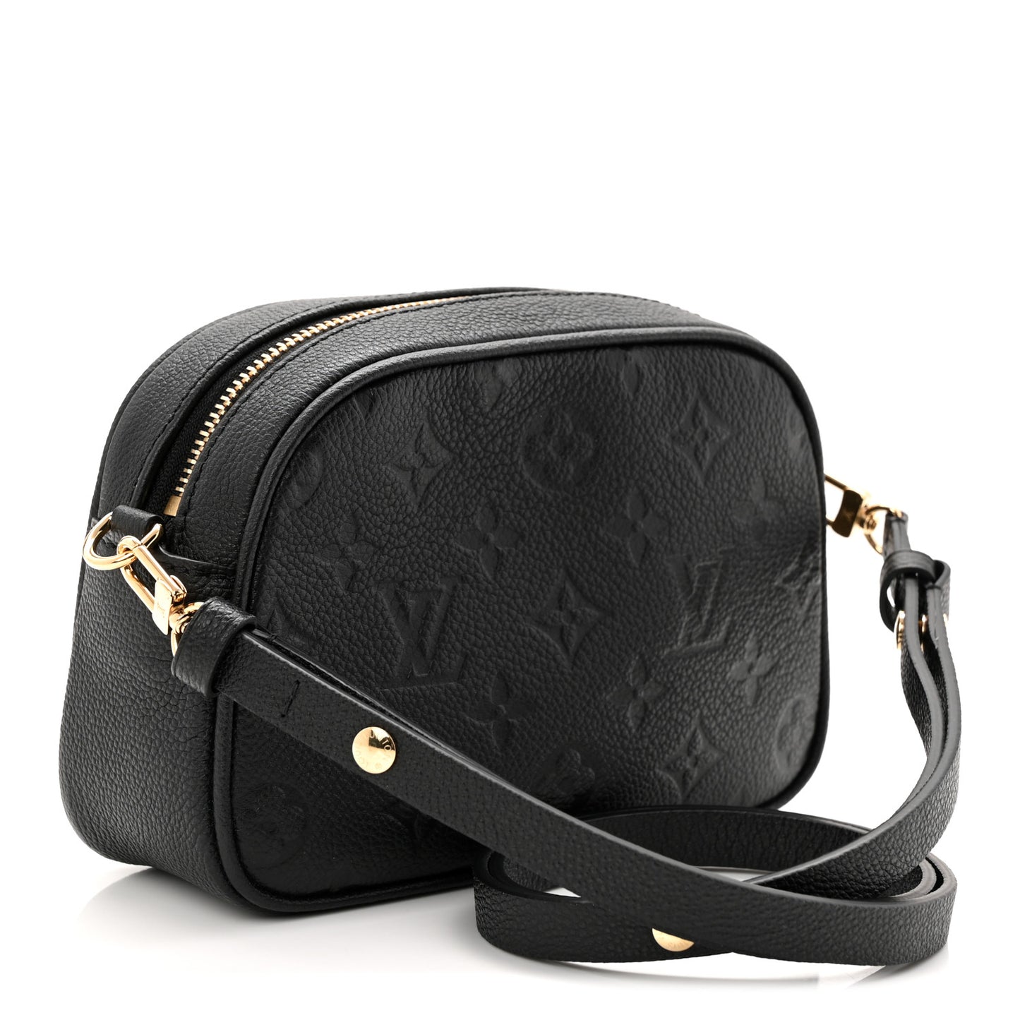 Empreinte Monogram Tiny Camera Bag Black