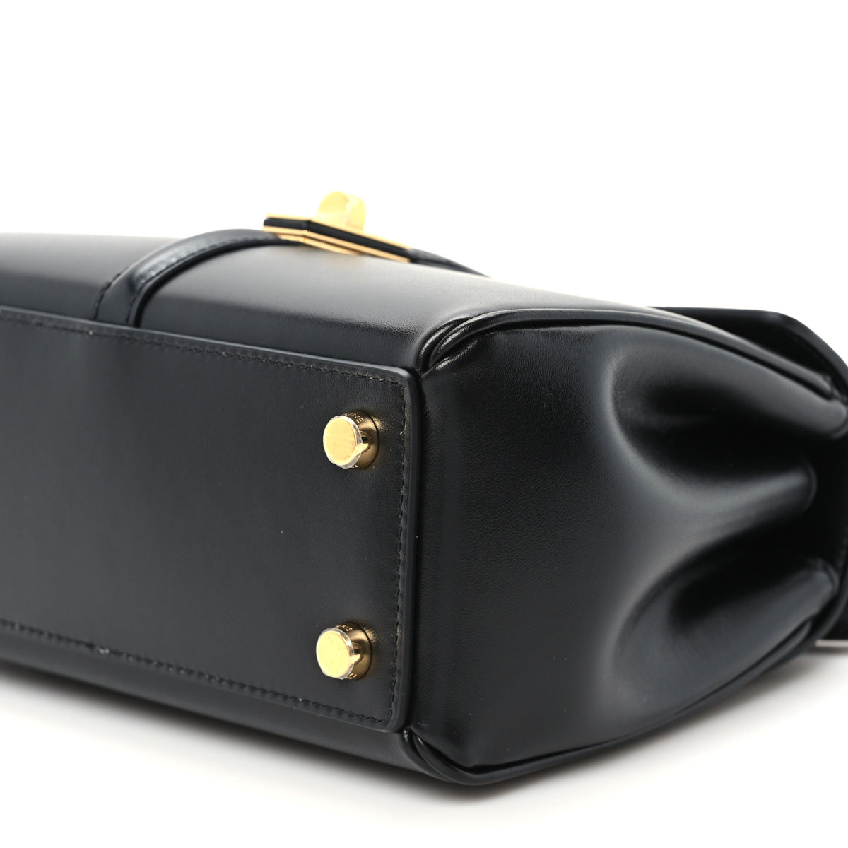 Celine Satinated Calfskin Mini 16 Top Handle Bag Black 11 of 11