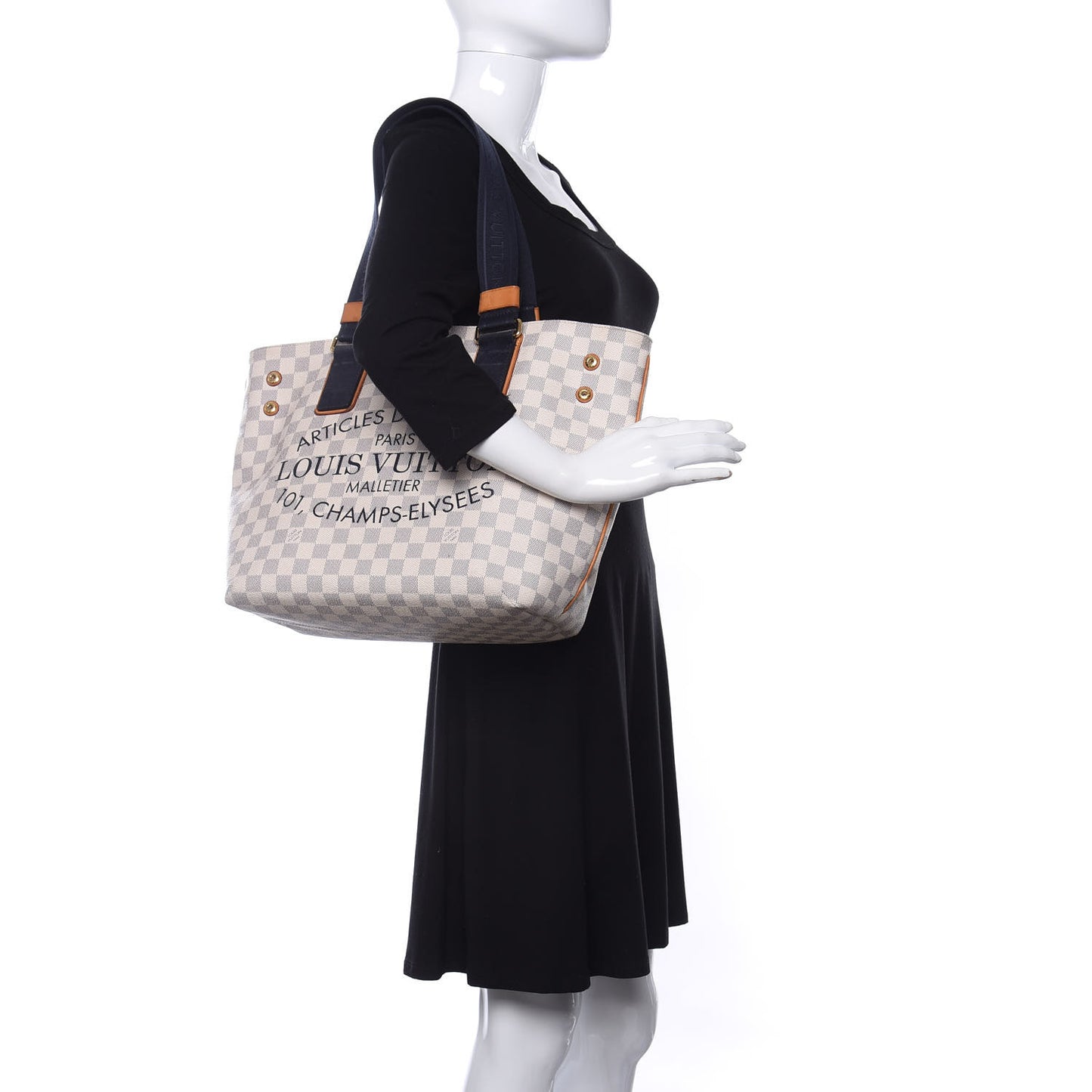 Damier Azur Beach Cabas PM