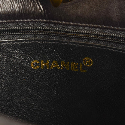 Chanel Lambskin Quilted CC Shoulder Bag Black 6 of 9