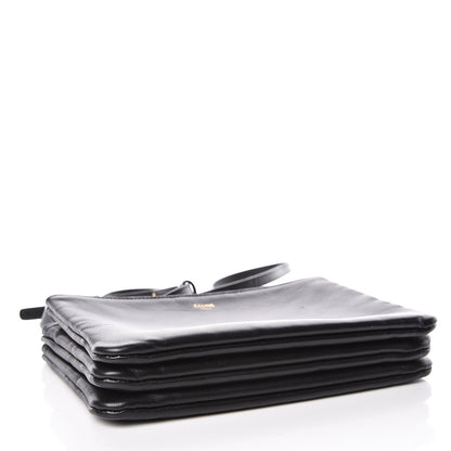 Celine Lambskin Small Trio Crossbody Bag Black 4 of 11