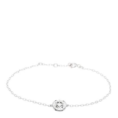 Boucheron 18K White Gold Diamond Ava Round Bracelet 1 of 4