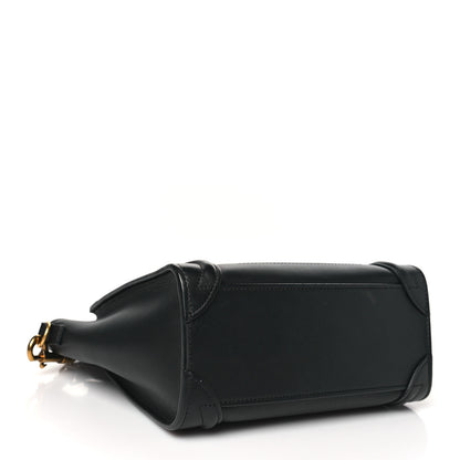 Celine Smooth Calfskin Nano Luggage Black 4 of 10