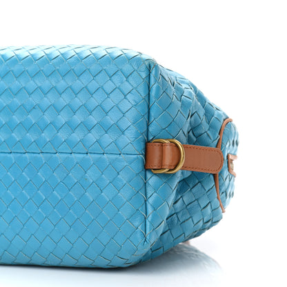 Bottega Veneta Nappa Intrecciato Bowling Bag Blue 13 of 13