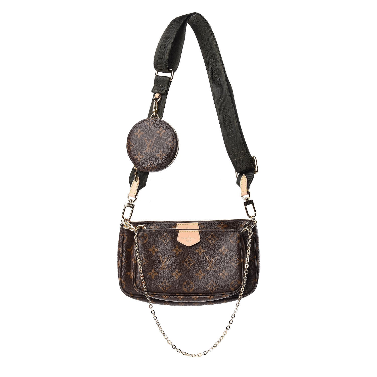 Louis Vuitton Monogram Multi Pochette Accessories Kaki 1 of 11