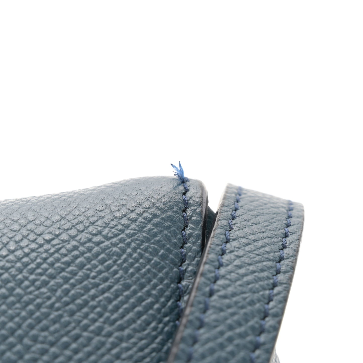 Baby Grained Calfskin Nano Belt Bag Abyss Blue