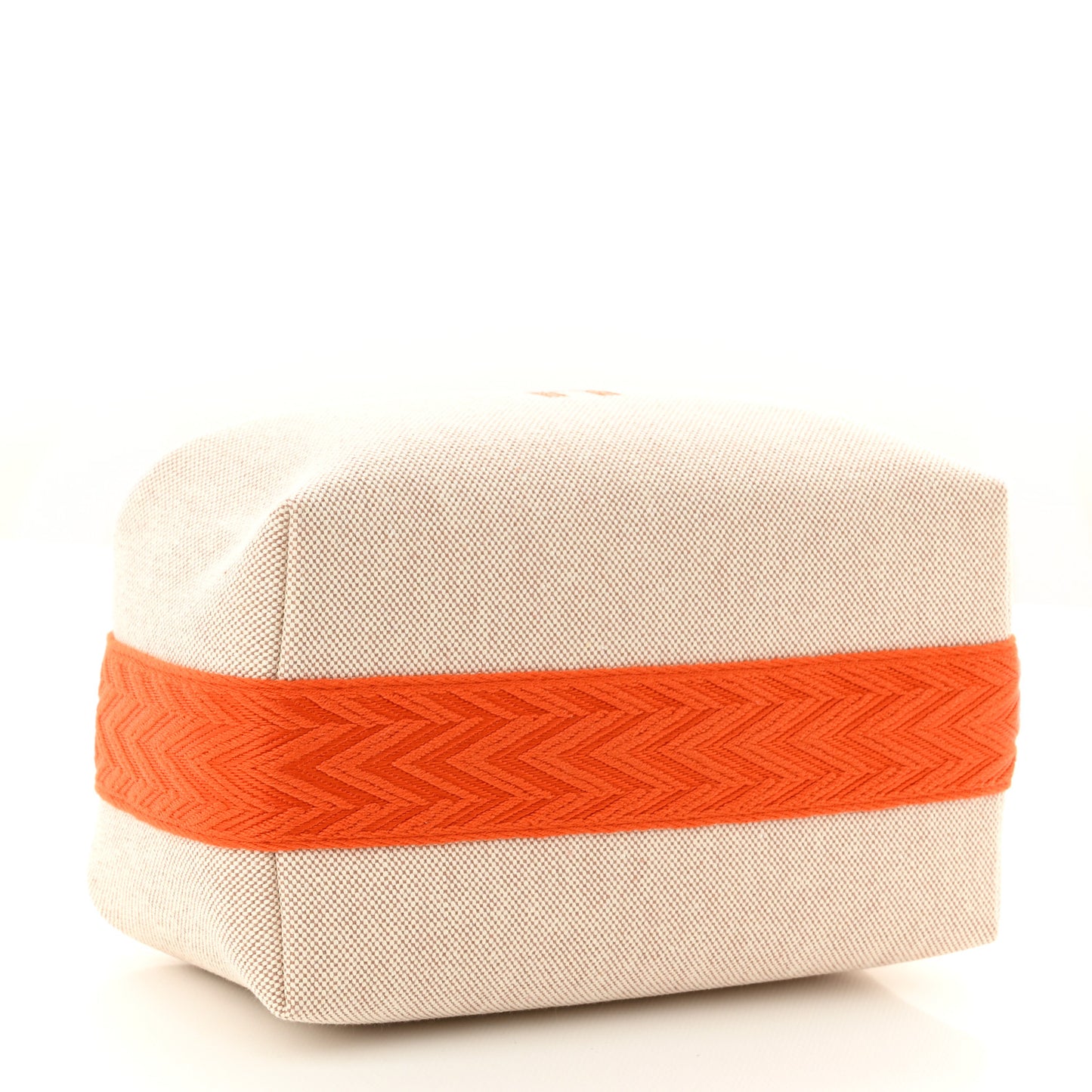 Canvas Small Bride-A-Brac Pouch Natural Orange