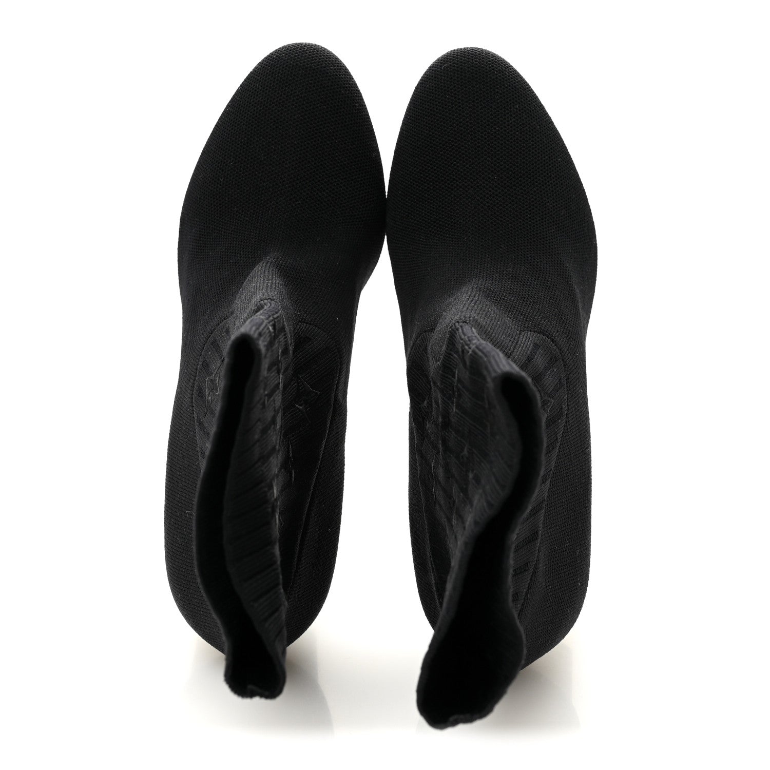 Louis Vuitton Monogram Stretch Fabric Silhouette Ankle Boots 39 Black 2 of 8