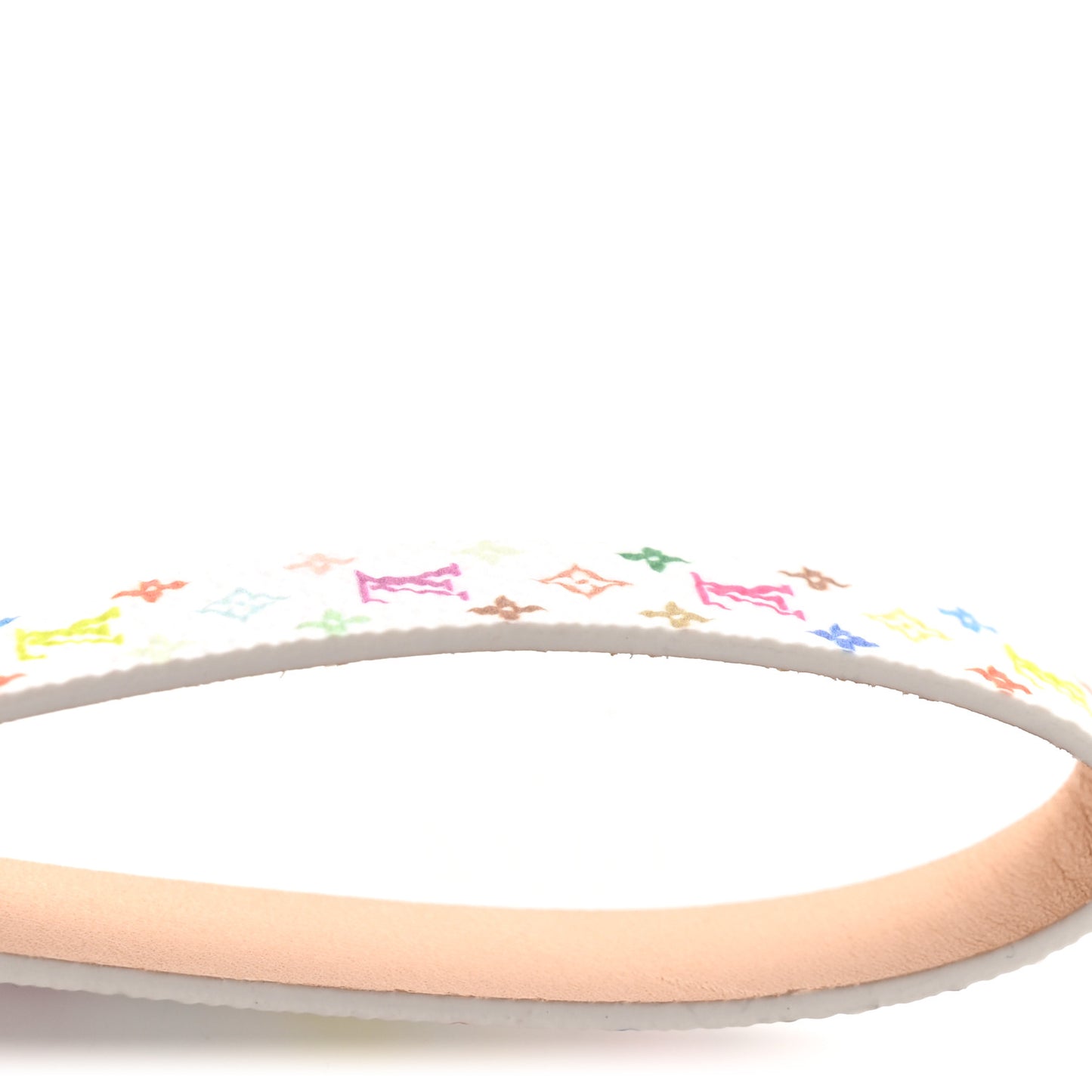 LV X TM Monogram Multicolor Dragonne XXL Key Holder White