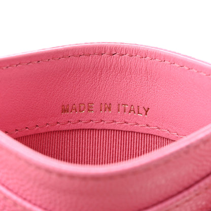 Chanel Caviar Quilted Card Holder Pink 7 of 9