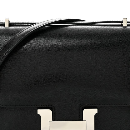 Hermes Chevre Chamkila Constance 18 Black 9 of 13