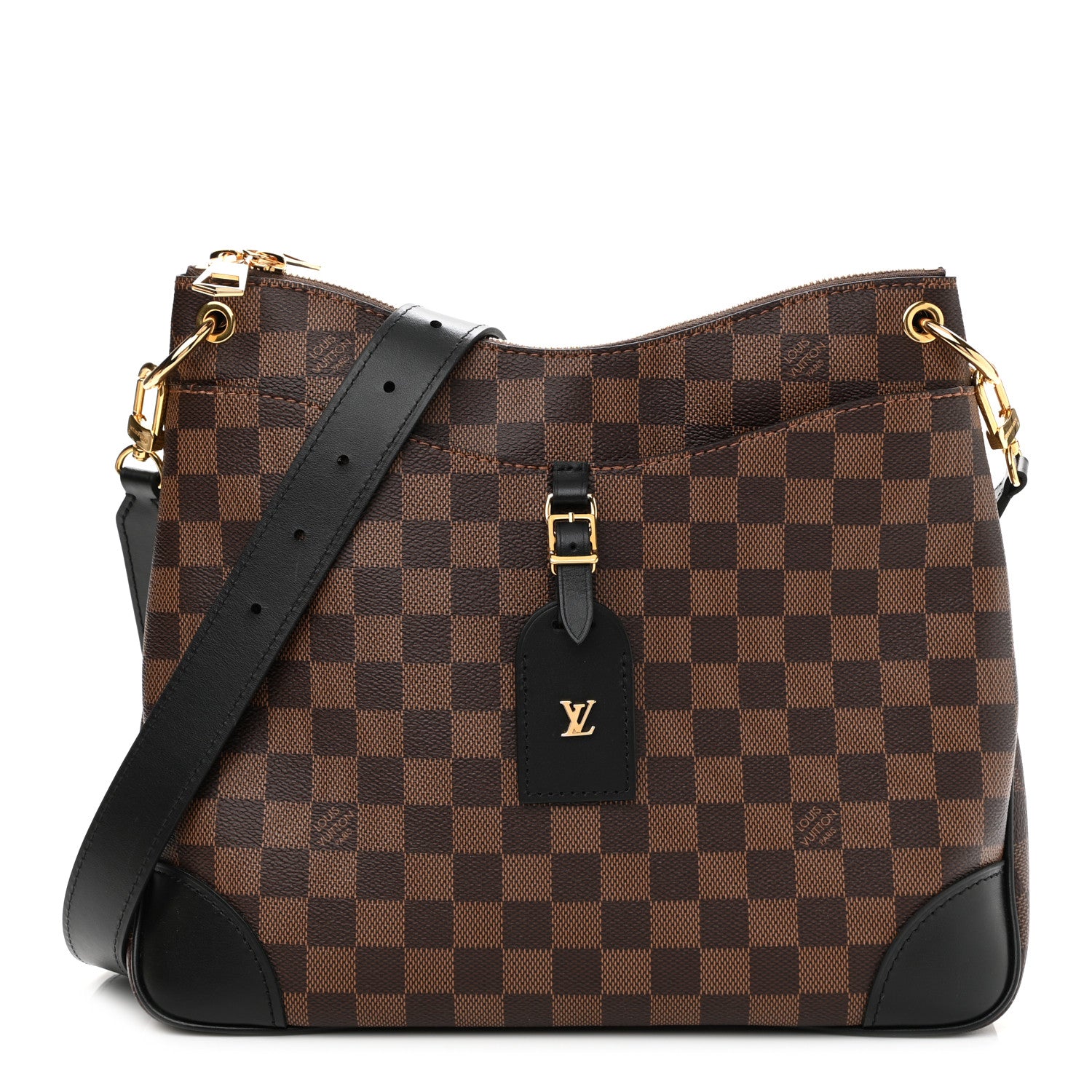 Louis Vuitton Damier Ebene Odeon MM Black 1 of 9