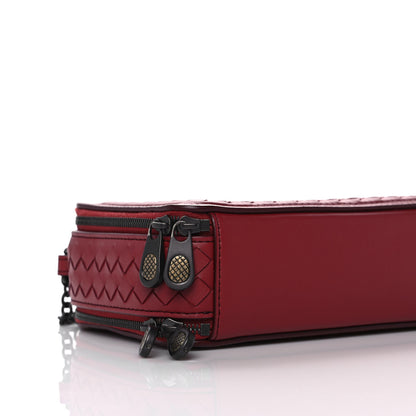Bottega Veneta Nappa Intrecciato Camera Bag Red 11 of 13