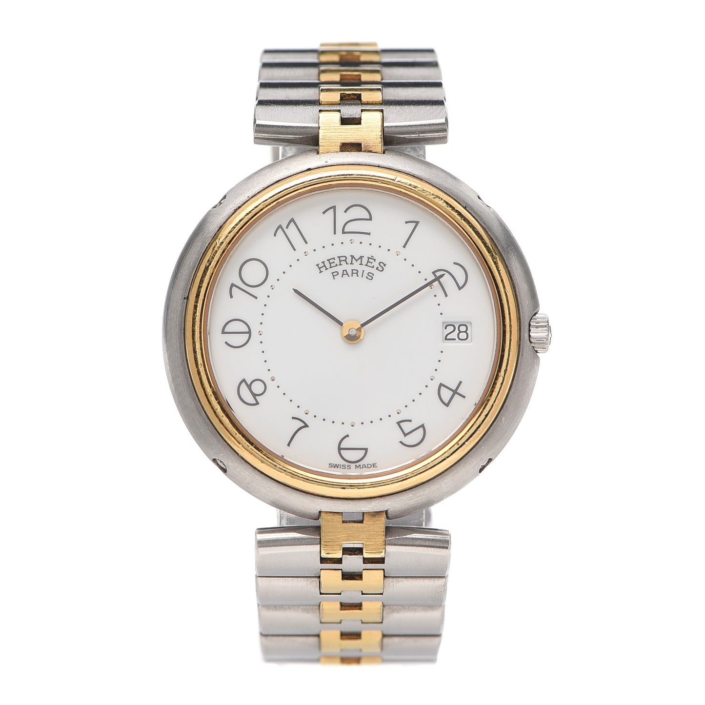 Stainless Steel 33mm Profile Quartz Watch Gold